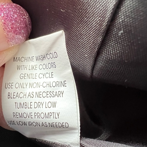 Colorful Floral Women's Jacket - long sleeved, lined, zipper closure EUC M - Picture 9 of 9